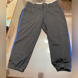 2 Pairs Champro Softball Pants - one pair black and one white